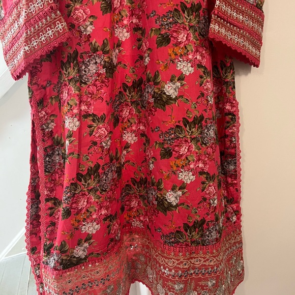 Pakistani embroidered long shirt.Long sleeve. - Picture 4 of 6